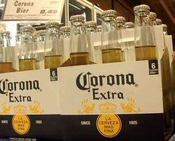 Corona Bier aus Mexico, Danke an Trump
